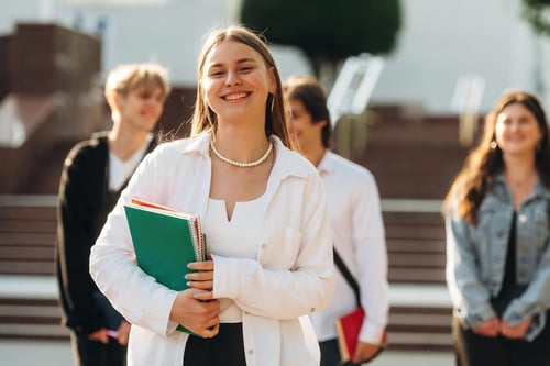 smiling student
