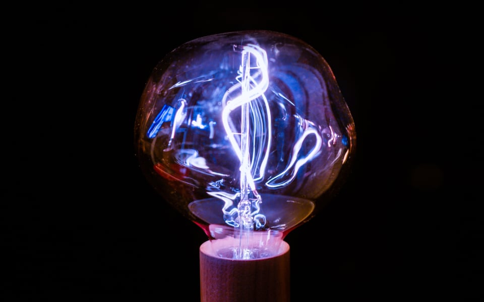 Services page lightbulb